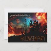Eenvoudige Halloween Party Kind of Volwassen Uitno Kaart (Voorkant)
