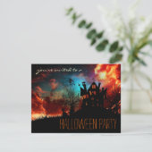 Eenvoudige Halloween Party Kind of Volwassen Uitno Kaart (Staand voorkant)