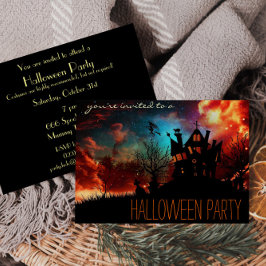 Eenvoudige Halloween Party Kind of Volwassen Uitno Kaart