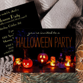Eenvoudige Halloween Party Volwassen Uitnodigingen