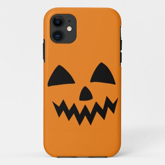 Eenvoudige Halloween Pompoen gezicht spook enge pa Case-Mate iPhone Case (Achterkant)