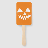 Eenvoudige Halloween Pompoen gezicht spook enge pa Handwaaier (Achterkant)