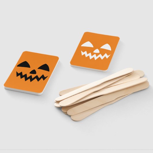 Eenvoudige Halloween Pompoen gezicht spook enge pa Handwaaier (Niet-gemonteerd)