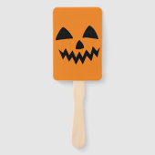 Eenvoudige Halloween Pompoen gezicht spook enge pa Handwaaier (Voorkant)