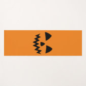 Eenvoudige Halloween Pompoen gezicht spook enge pa Yogamat (Voorkant (horizontaal))