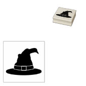 Eenvoudige Halloween Witch's Pet Silhouet Vorm Rubberstempel (Gestempeld)