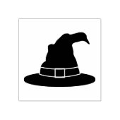 Eenvoudige Halloween Witch's Pet Silhouet Vorm Rubberstempel (Afrduk)