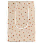 Eenvoudige Hand-getekende Verspreide Vakantie Ster Medium Cadeauzakje (Achterkant)