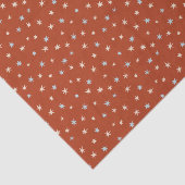 Eenvoudige Hand-getekende Verspreide Vakantie Ster Tissuepapier (Detail)