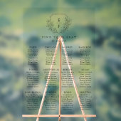 Eenvoudige hand getrokken kersenbloesem zitkaart acryl bord (Neutraal)