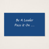 Eenvoudige handelingen van de Kaart van Kindness (Achterkant)