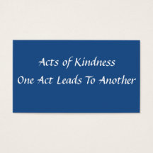 Eenvoudige handelingen van de Kaart van Kindness