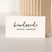 Eenvoudige handgemaakte handgeschreven aangepaste  rubberstempel