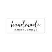 Eenvoudige handgemaakte handgeschreven aangepaste rubberstempel (Afrduk)