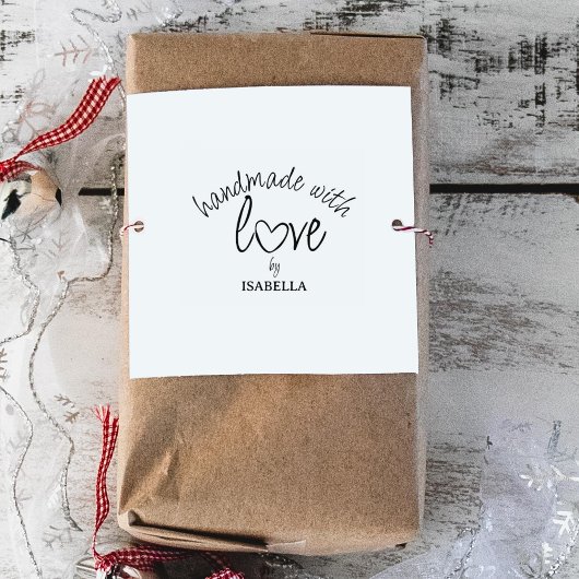 Eenvoudige handgemaakte met liefde, Custom Rubberstempel