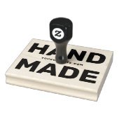 Eenvoudige Handgemaakte Website Naam Rubber Wood A Rubberstempel (Stempel)