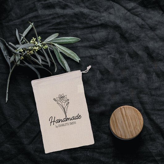 Eenvoudige handgemaakte Wildflower, Custom Rubberstempel