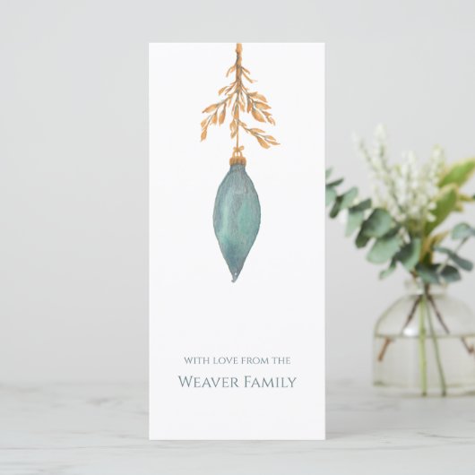 Eenvoudige handgeschilderde Waterverf turquoise ke (Staand voorkant)