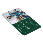 Eenvoudige handgeschreven aankondiging Afstuderen Magneet (Rechterzijde)