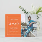 Eenvoudige handgeschreven aankondiging van het Afs (Staand voorkant)