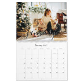 Eenvoudige handgeschreven foto van de Manuscript v Kalender (Jan 2027)