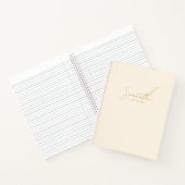 Eenvoudige handgeschreven gouden script typografie notitieboek (Binnen)