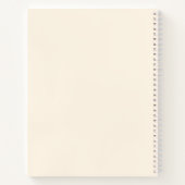 Eenvoudige handgeschreven gouden script typografie notitieboek (Achterkant)