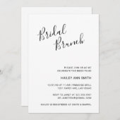 Eenvoudige handgeschreven handgeschreven handschri kaart (Voorkant / Achterkant)