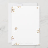 Eenvoudige handgeschreven kalligrafie kerstfeest kaart (Achterkant)