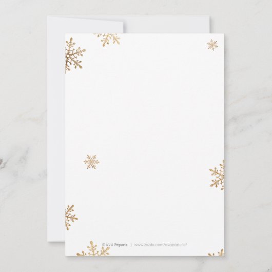 Eenvoudige handgeschreven kalligrafie kerstfeest kaart (Achterkant)