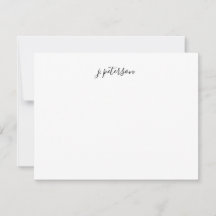 Eenvoudige handgeschreven naam in script