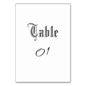 Eenvoudige handgeschreven rustieke gotische bruilo kaart (Voorkant)