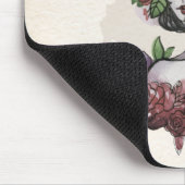 Eenvoudige handgetekende Dia de los Muertos | Muis Muismat (Hoek)