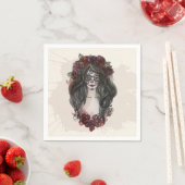 Eenvoudige handgetekende Dia de los Muertos | Serv Servet (Insitu)