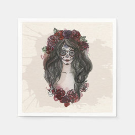 Eenvoudige handgetekende Dia de los Muertos | Serv Servet