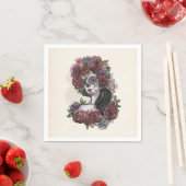 Eenvoudige handgetekende Dia de los Muertos | Serv Servet (Insitu)