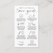 Eenvoudige handleiding voor Logo in script - White Visitekaartje (Voorkant)