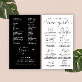 Eenvoudige handleiding voor Logo in script - White Visitekaartje