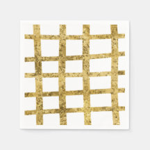 Eenvoudige handmatige goudfaux glitter grid