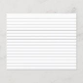 Eenvoudige handmatige Kaart voor het ontvangen van (Achterkant)