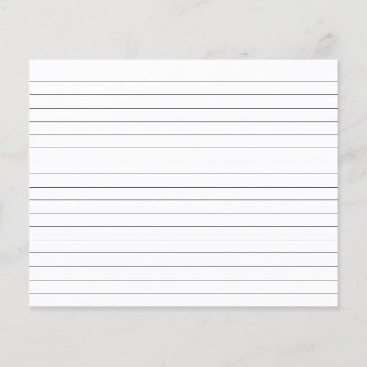 Eenvoudige handmatige Kaart voor het ontvangen van (Achterkant)