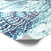 Eenvoudige handschetsschelptekening | POSTER (Hoek)