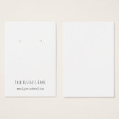 Eenvoudige handschriftenkaart voor aangepaste verz visitekaartje (Voorkant /achterkant)