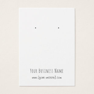 Eenvoudige handschriftenkaart voor aangepaste verz visitekaartje