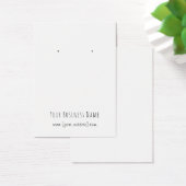 Eenvoudige handschriftenkaart voor aangepaste verz visitekaartje (Bureau)