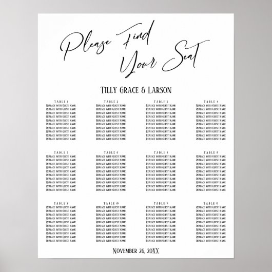 Eenvoudige handschriftherstel poster (Voorkant)