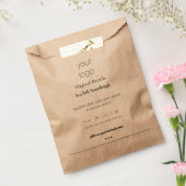 Eenvoudige handtas voor tapijtkleding bedankzakje (Gezegeld)