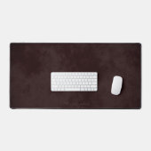 Eenvoudige handtekening Gemottled Burgundy Brown Bureaumat (Keyboard & Muis)