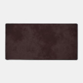 Eenvoudige handtekening Gemottled Burgundy Brown Bureaumat (Voorkant)