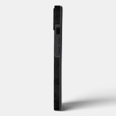 Eenvoudige handtekening gevlekt zwart Case-Mate iPhone case (Achterkant / Links)
